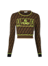 Fendi FF Crop Jumper, front view