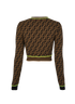 Fendi FF Crop Jumper, back view