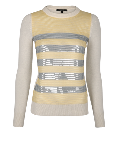 Gucci Sequined Striped Jumper, front view