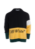 Off-White Colour Block Knitted Jumper, front view