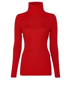 Victoria Beckham Polo Neck, Wool, Red, 6, 3*