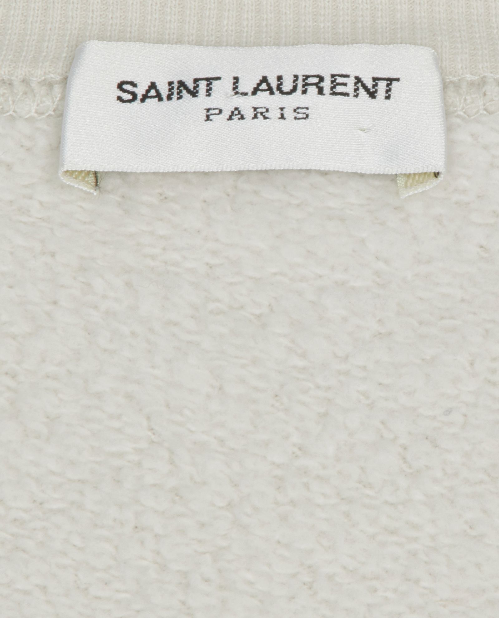 Saint Laurent Logo Sweatshirt, &pound;90, Clothing, Grey, Cotton, Other view