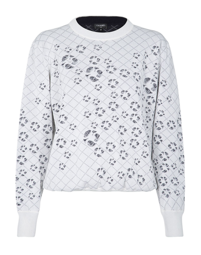 Chanel Overlay Sweater, front view