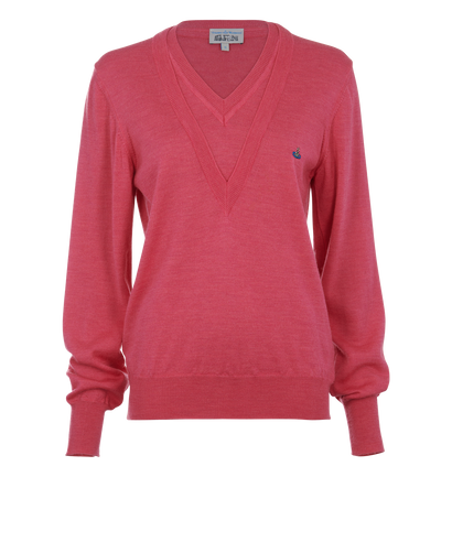 Vivienne Westwood V Neck Jumper, front view