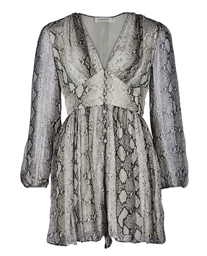 Zimmermann Snake Print Playsuit, front view