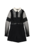 Self-Portrait Baloon Sleeves Playsuit, front view