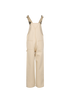 Prada Logo Plaque Overalls, £850, Clothing, Beige, Cotton, Back view