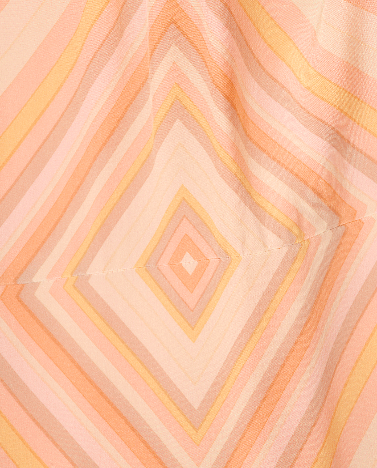 Valentino Stripes Pleated Playsuit, &pound;250, Clothing, Orange/Pink, Silk, Other view