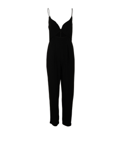 Zimmermann Cut-Out Jumpsuit, Viscose, Black, UK 12, 2*