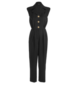 Balmain Jumpsuit, Wool, Black, UK6, 3*