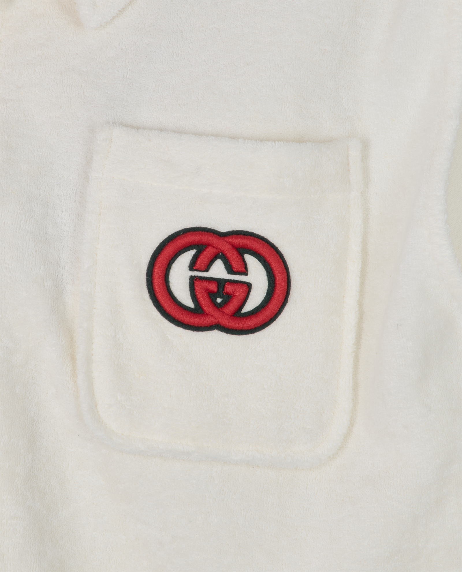 Gucci Interlocking G Playsuit, &pound;250, Clothing, White, Cotton/Linen, Other view