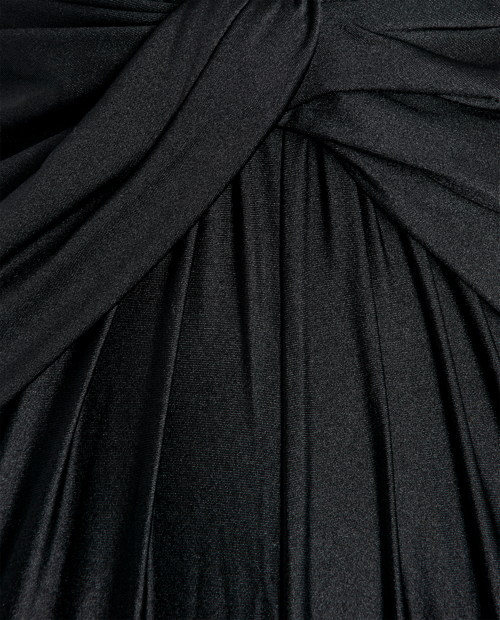 Saint Laurent Drapped Jumpsuit, &pound;550, Clothing, Black, Polyester (Polymer), Other view