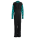 Prada F/W 2021 Jumpsuit, &pound;340, Clothing, Black/Green, Viscose, Front view