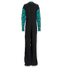 Prada F/W 2021 Jumpsuit, &pound;340, Clothing, Black/Green, Viscose, Back view