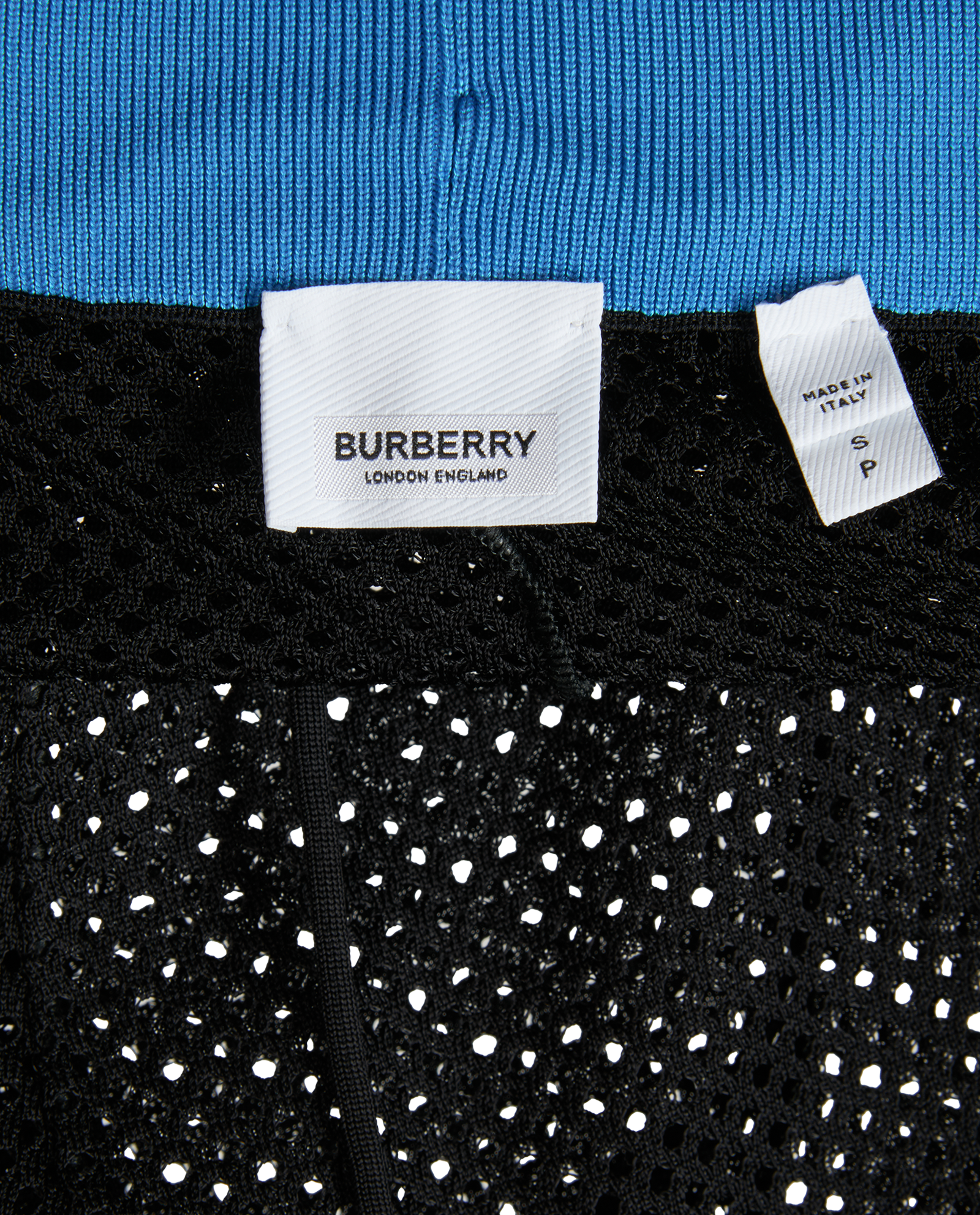Burberry Ekd Mesh Shorts, &pound;150, Clothing, Black, Viscose, Other view
