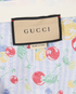 Gucci Cherries & Stripe Print Shorts, &pound;150, Clothing, Blue, Cotton, Other view