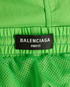 Balenciaga 3B Icon Track Shorts, &pound;150, Clothing, Green, Polyester Mix, Other view