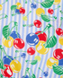 Gucci Cherries Shorts, &pound;175, Clothing, Blue/Red/White, Cotton, Other view