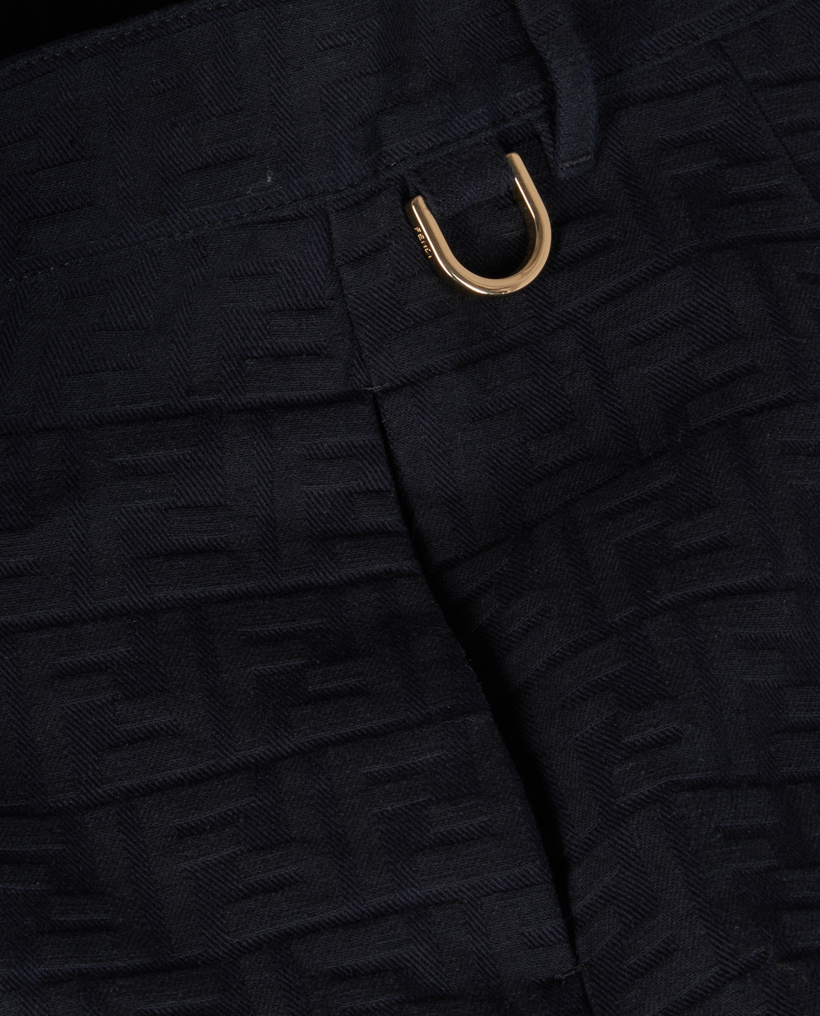Fendi FF Shorts, &pound;250, Clothing, Black, Cotton, Other view