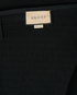 Gucci Logo Tag Waffle Shorts, &pound;90, Clothing, Black, Viscose/Wool, Other view