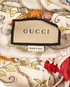 Gucci Flower Print Shorts, &pound;110, Clothing, Beige/Red, Silk, Other view