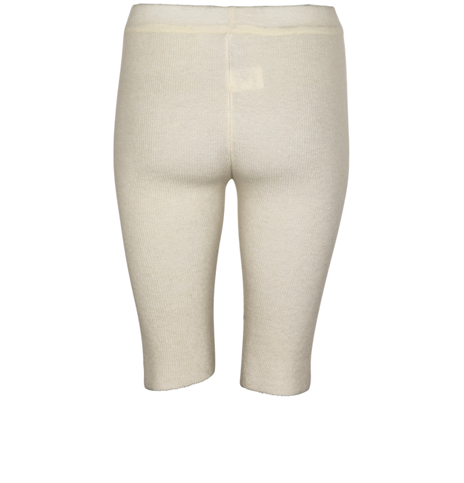 Jacquemus Le Short Arancia Long, &pound;95, Clothing, Cream, Viscose, Back view