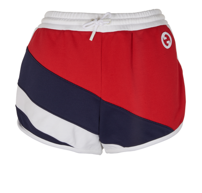 Gucci Shorts, &pound;175, Clothing, Red, Polyester, Front view