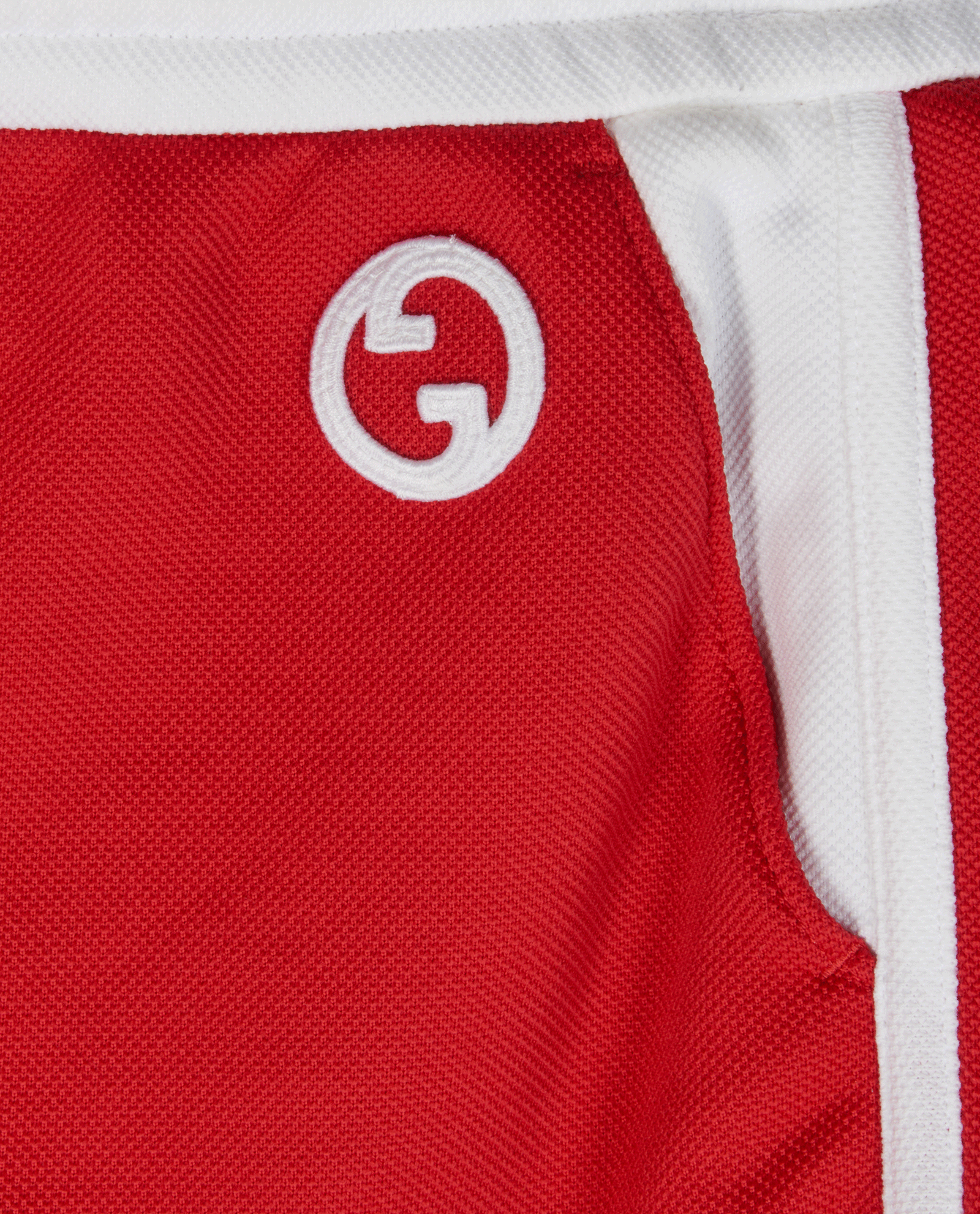 Gucci Shorts, &pound;175, Clothing, Red, Polyester, Other view