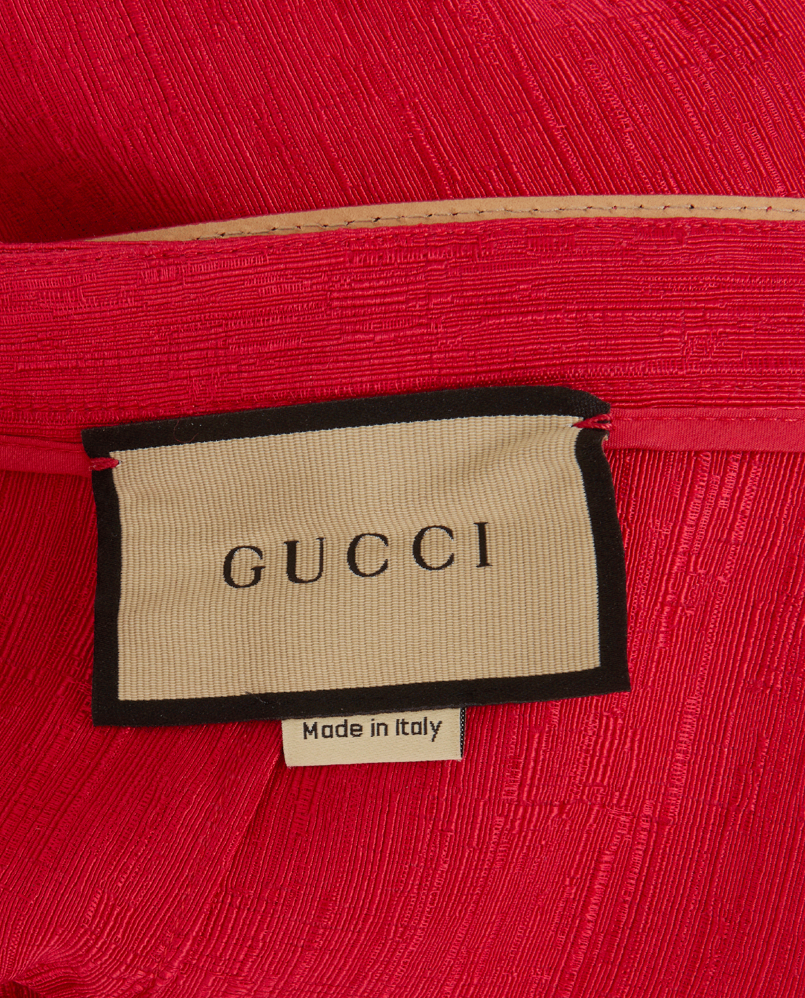 Gucci Belted Shorts, &pound;350, Clothing, Red, Wool, Other view
