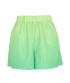 Self-Portrait Rhinestones Hotfix Shorts, &pound;80, Clothing, Green, Polyester, Front view