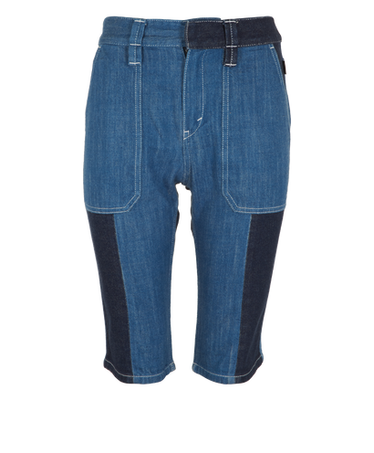 Chloe Denim Shorts, £295, Clothing, Blue, Cotton, Front view