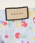 Gucci Cherries & Stripe Print Shorts, £280, Clothing, Blue, Cotton, Other view