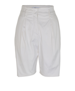Versace High-Waist Shorts, Cotton, White, UK6, 2*