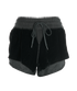 Miu Miu Logo Mini Shorts, front view