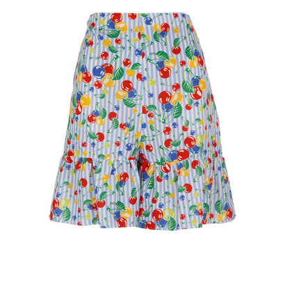 Gucci Cherry Print Short, £195, Clothing, Blue, Cotton, Front view
