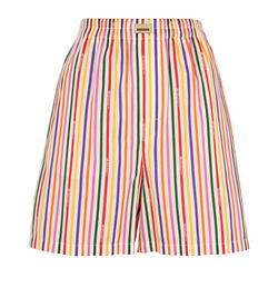 Gucci Striped Shorts, Cotton, Multi, UK4, 2*