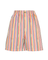 Gucci Striped Shorts, £120, Clothing, Blue/Green/Orange/Pink/Purple/Red/White/Yellow, Cotton, Front view