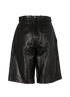 Givenchy Bermuda Short, £120, Clothing, Black, Leather, Back view