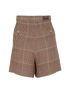 Gucci Check Shorts, £220, Clothing, Beige/Brown, Linen, Back view