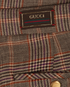Gucci Check Shorts, £220, Clothing, Beige/Brown, Linen, Other view