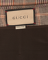 Gucci Check Shorts, £220, Clothing, Beige/Brown, Linen, Other view