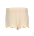 Valentino Scalloped Hem Short, &pound;150, Clothing, Cream, Silk, Back view