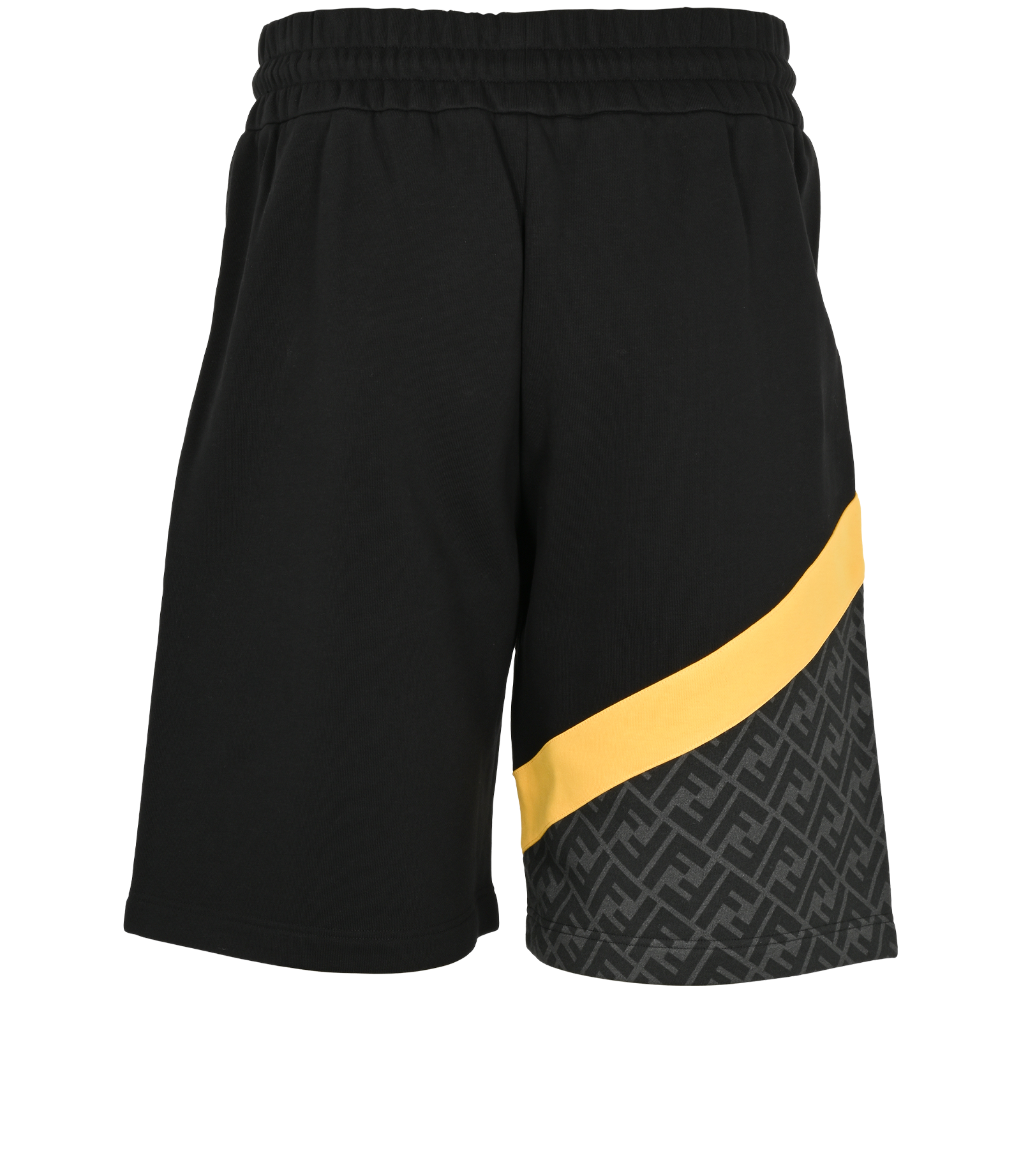 Fendi Zucca Diago Short, &pound;180, Clothing, Black, Cotton, Back view