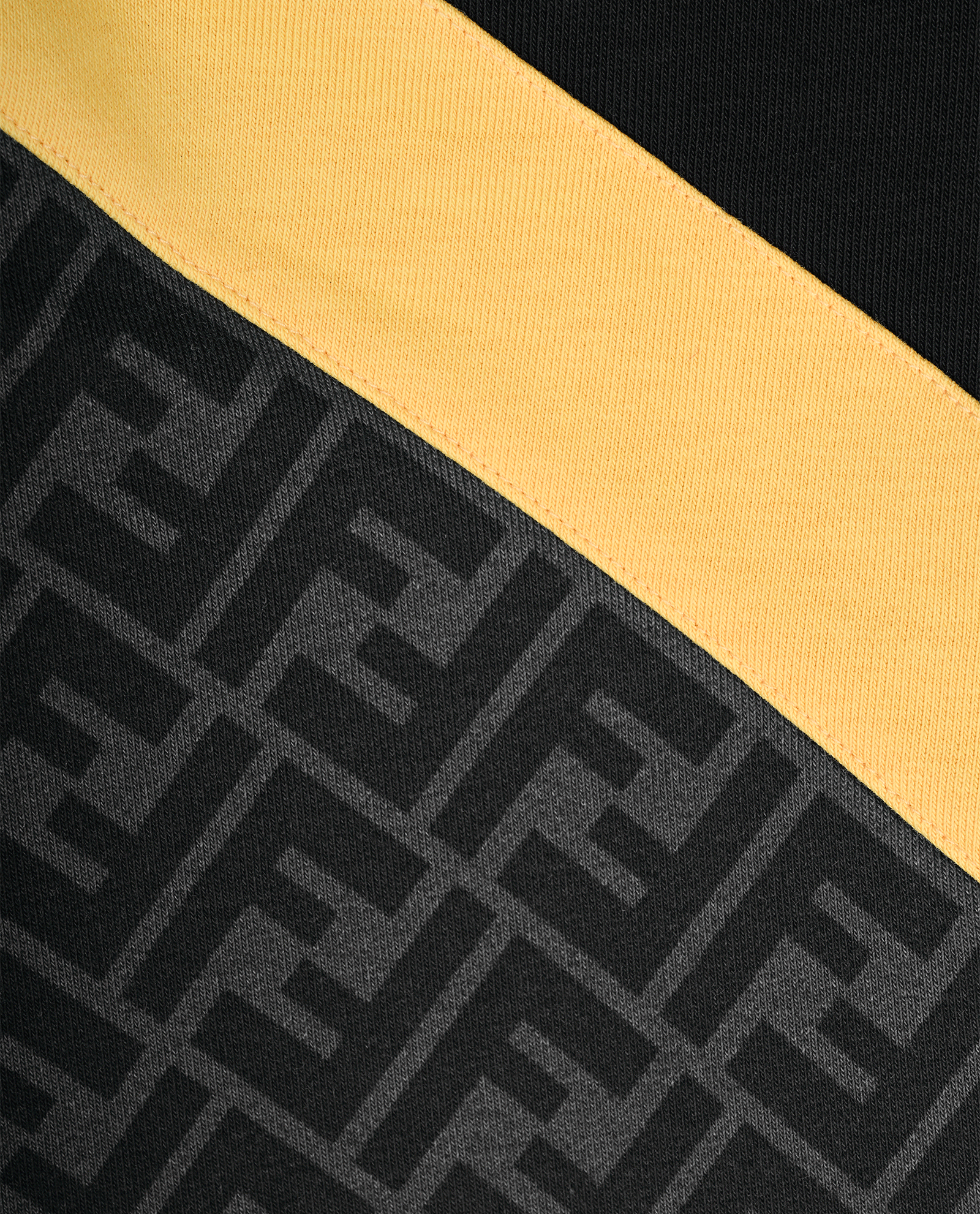 Fendi Zucca Diago Short, &pound;180, Clothing, Black, Cotton, Other view