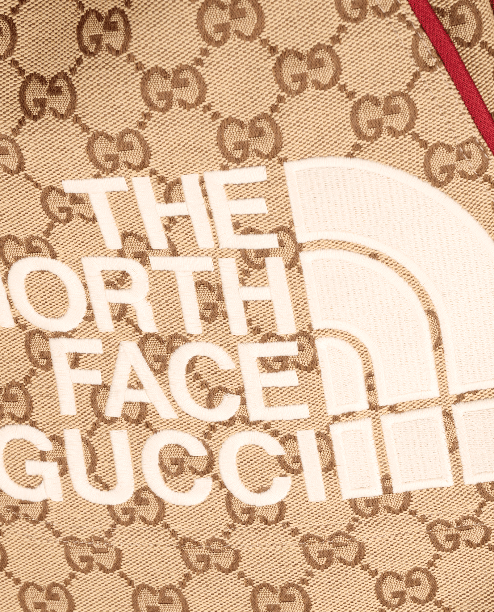 Gucci TNF Jacquard Shorts, &pound;210, Clothing, Beige, Canvas, Other view