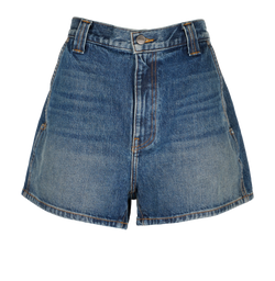 Khaite Bacalo Denim Shorts, Cotton, Blue, UK10, 3*