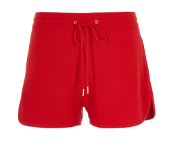 Celine Knit Short, Cashmere, Red, Sz M, 3*