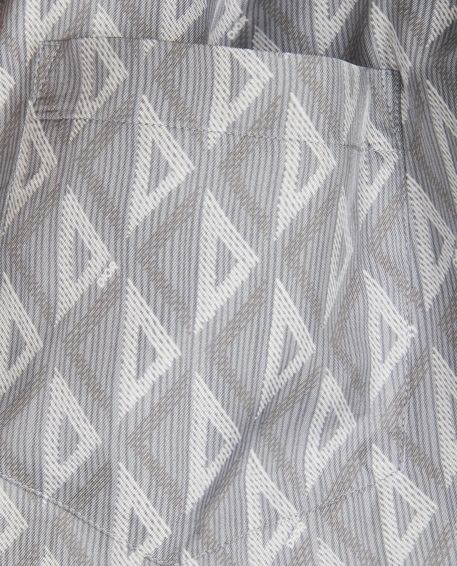 Christian Dior CD Diamond Shorts, &pound;650, Clothing, Grey, Silk, Other view