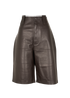 Bottega Veneta Culottes, &pound;220, Clothing, Brown, Lambskin Leather, Front view