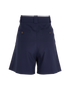 Chloe Tailored Shorts, £190, Clothing, Navy, Wool, Back view